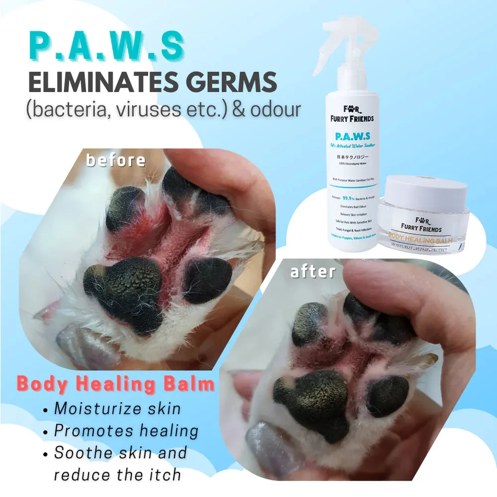 10% OFF: For Furry Friends Pet’s Activated Water Sanitizer (P.A.W.S) For Dogs & Cats