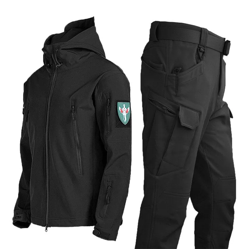 2023 Autumn Waterproof Sets Winter Men&#39;s Jacket 2 Piece Set Thermal Jacket