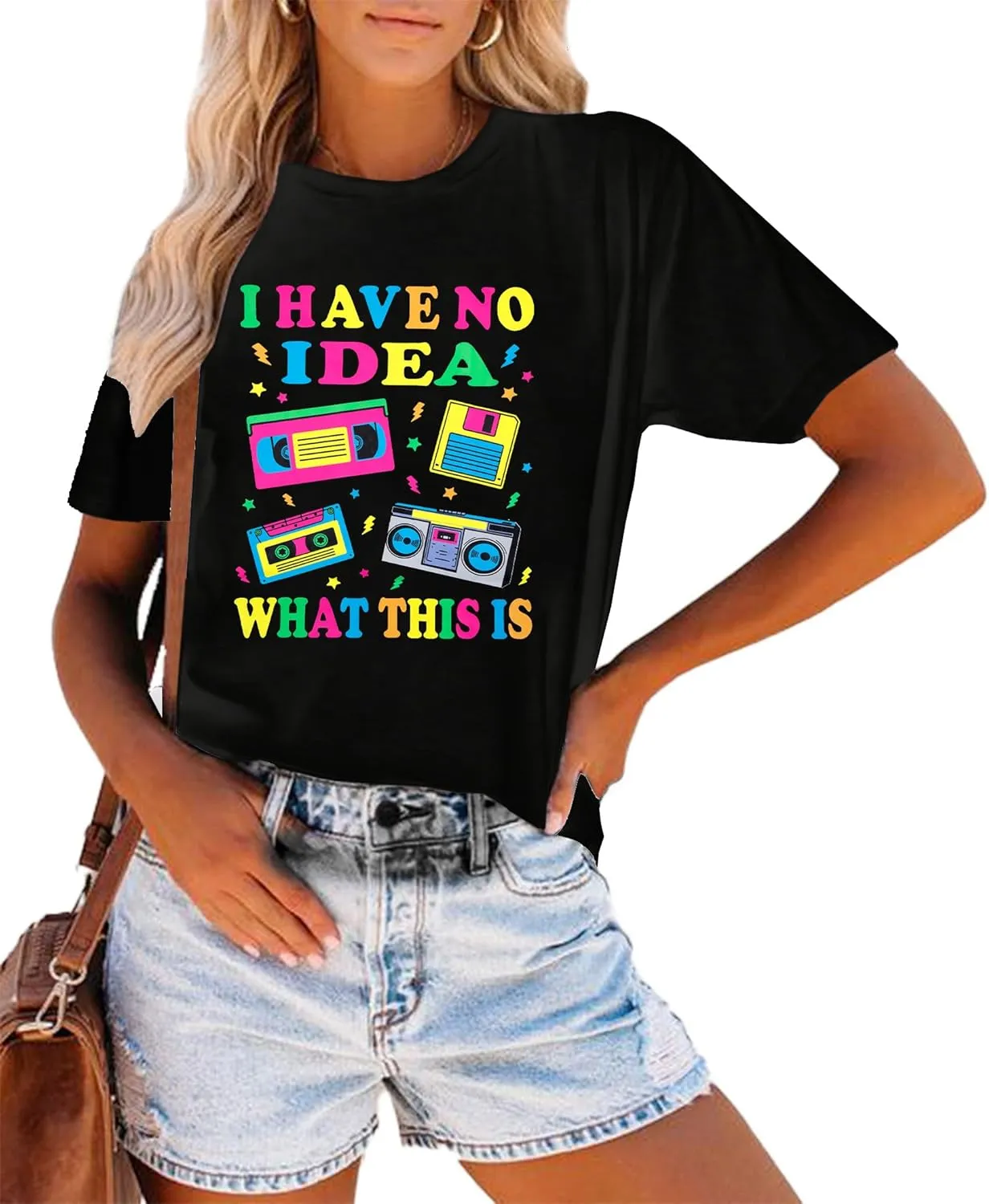 80s Outfit for Women I Love The 80's Shirts Fashion 80s Themed Clothing for Birthday Party Gift