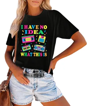 80s Outfit for Women I Love The 80's Shirts Fashion 80s Themed Clothing for Birthday Party Gift