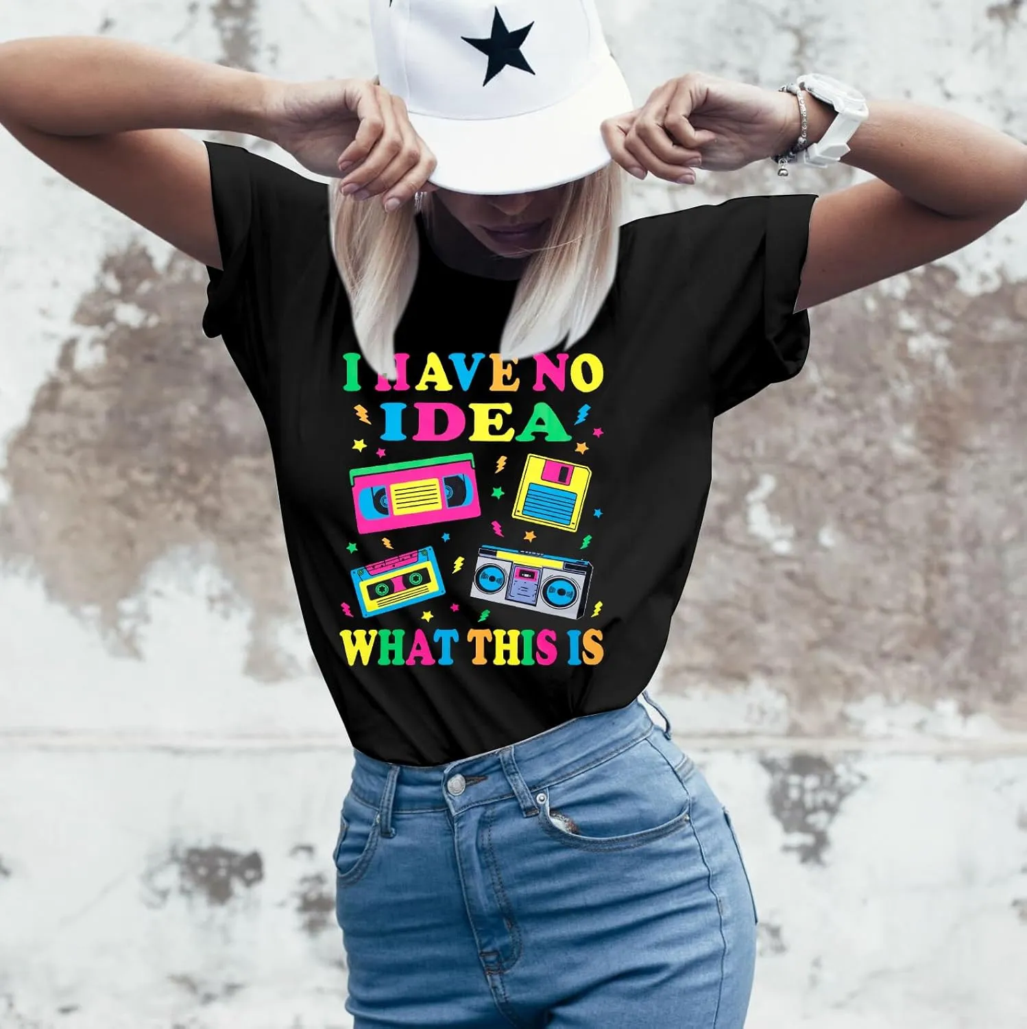 80s Outfit for Women I Love The 80's Shirts Fashion 80s Themed Clothing for Birthday Party Gift