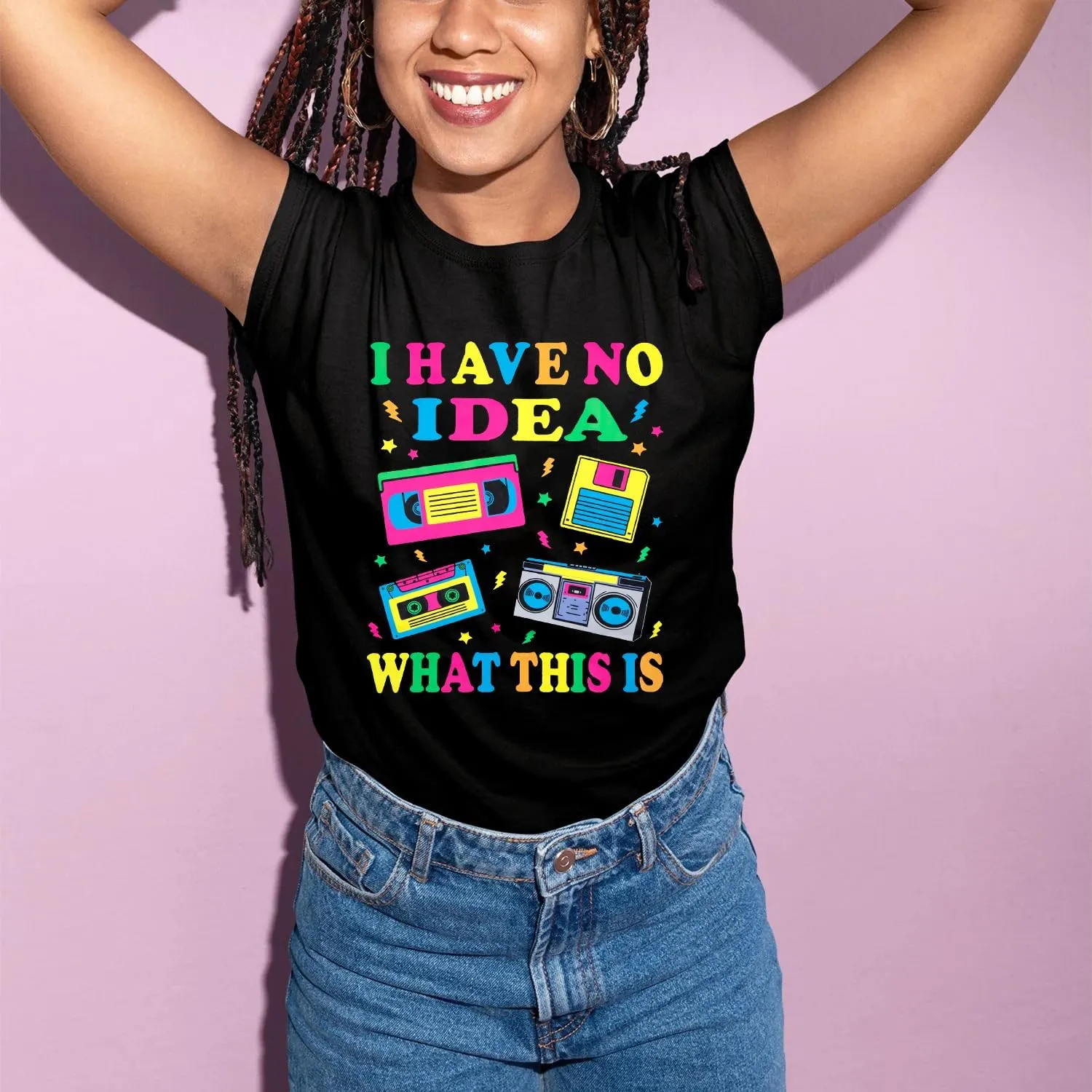 80s Outfit for Women I Love The 80's Shirts Fashion 80s Themed Clothing for Birthday Party Gift