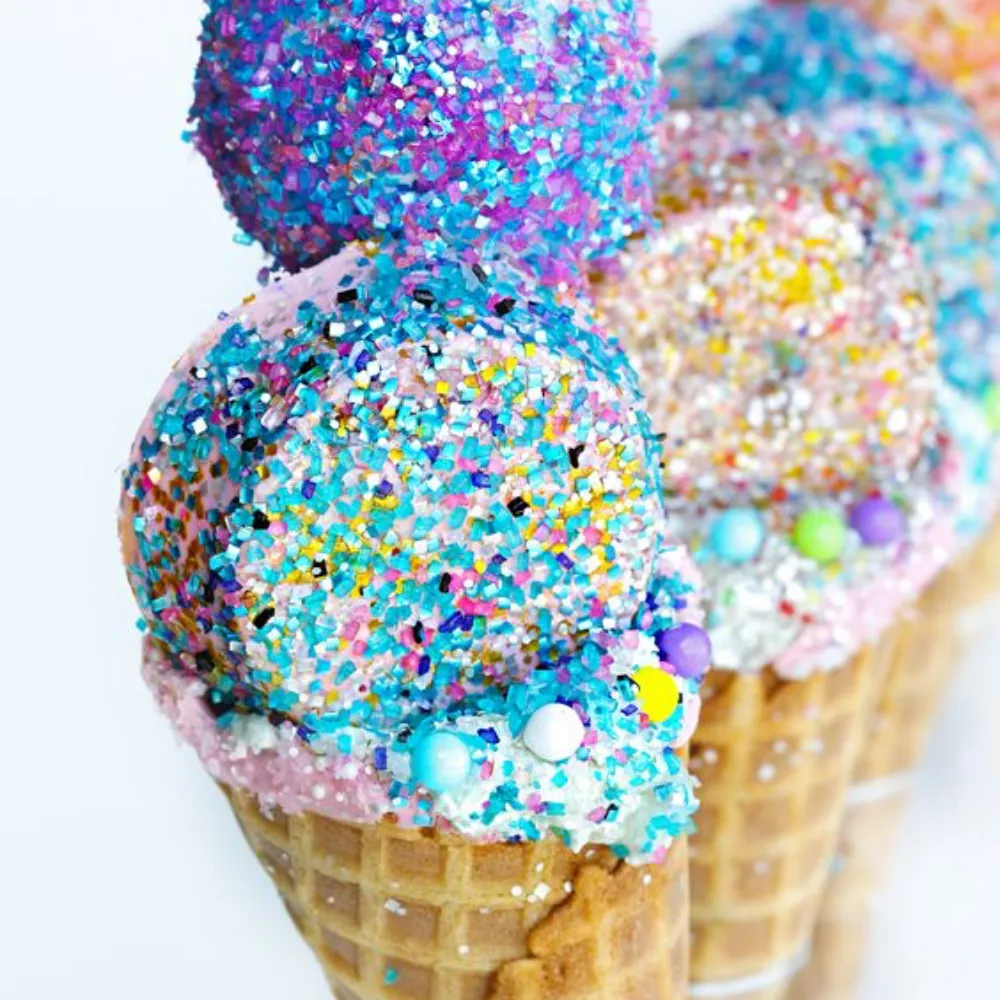 Aquamarine Glittery Sugar™