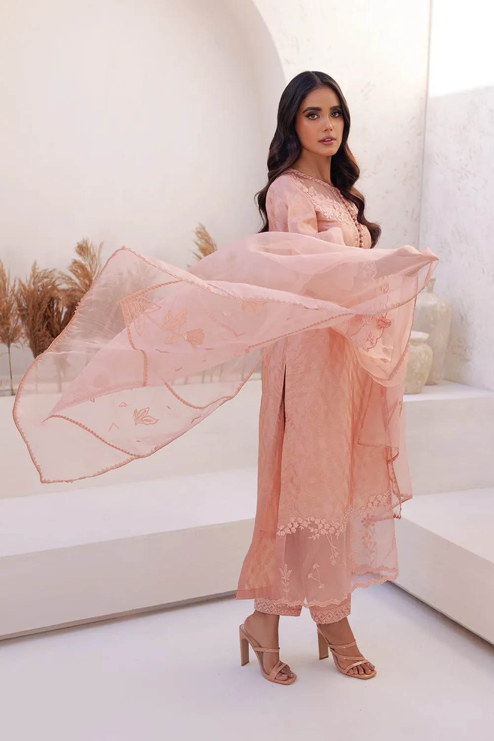 Azure | Ensembles Embroidered Formals | Melon Mirage