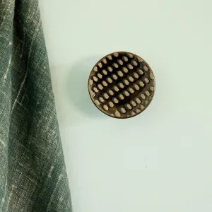 Black Ceramic Wall Hook