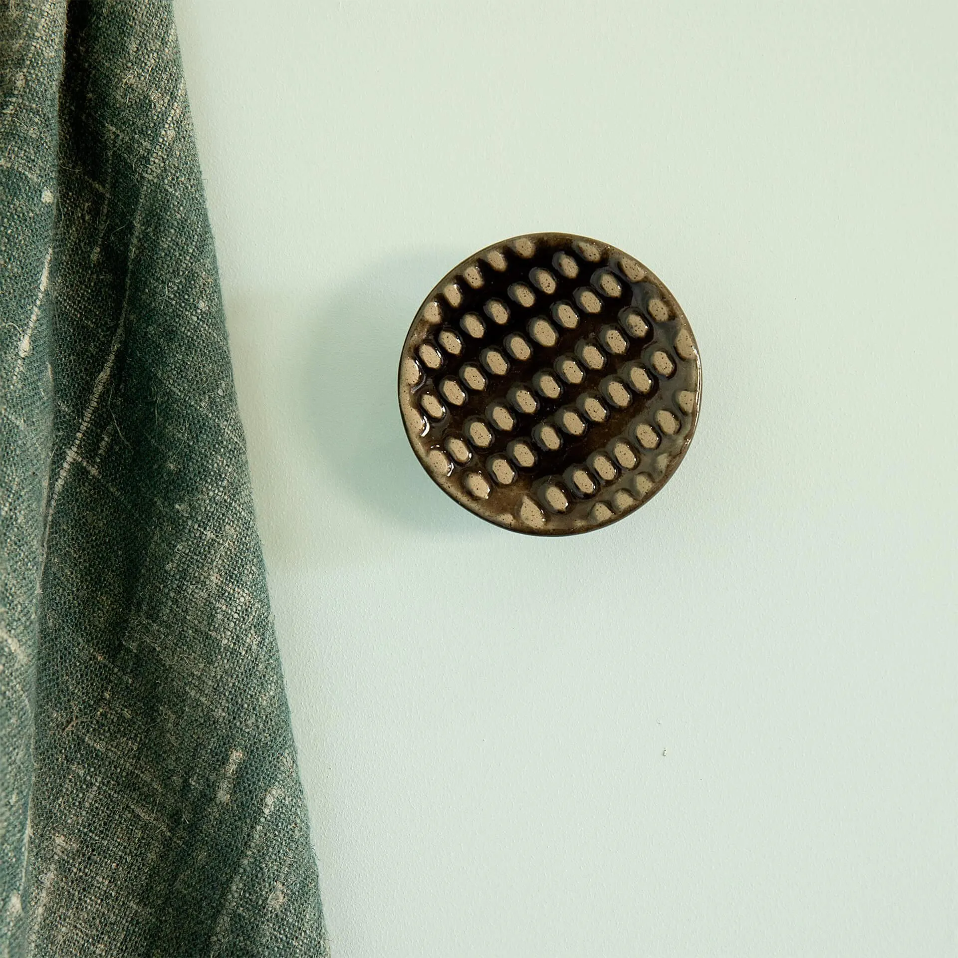 Black Ceramic Wall Hook