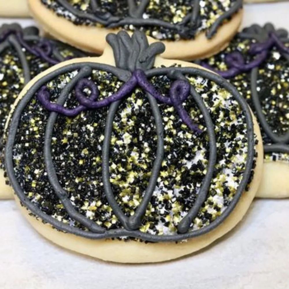 Black Starry Night Glittery Sugar™