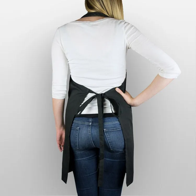 DII Chino Chef Apron Black