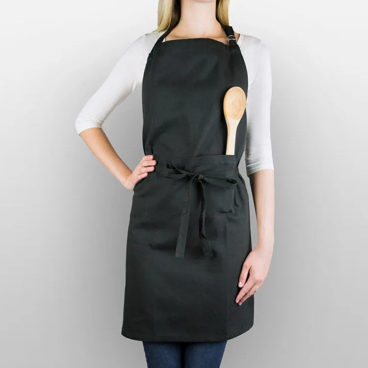 DII Chino Chef Apron Black