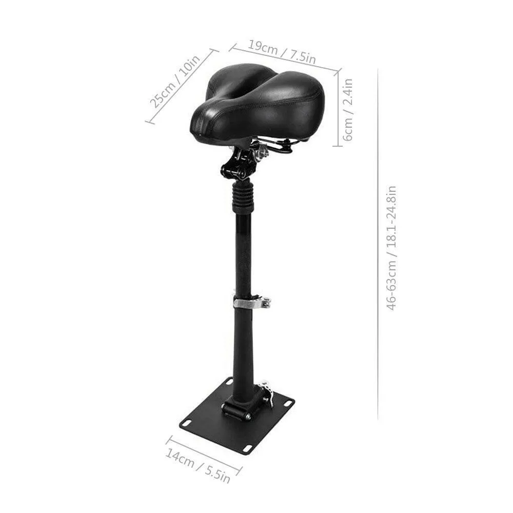 Electric Skateboard Saddle for Xiaomi Mijia M365 Scooter Foldable Height Adjustable Shock-Absorbing Folding Seat Chair