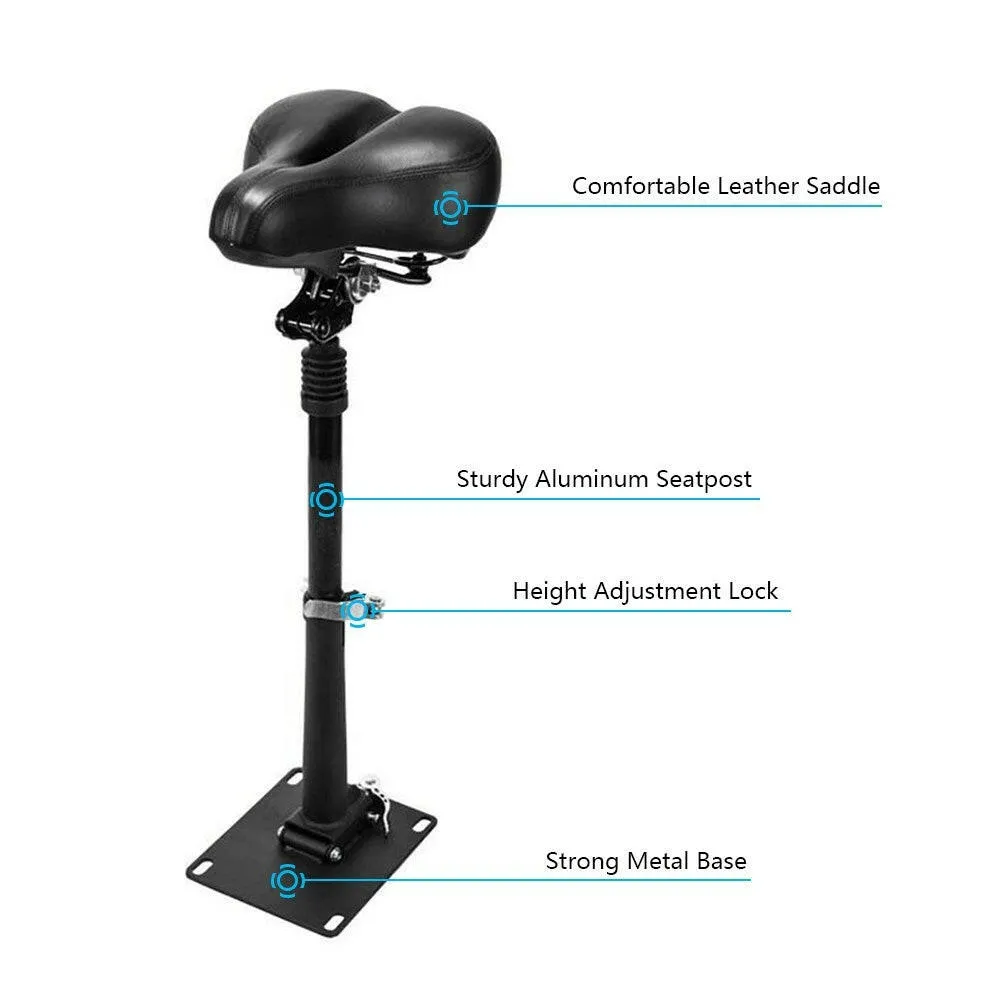Electric Skateboard Saddle for Xiaomi Mijia M365 Scooter Foldable Height Adjustable Shock-Absorbing Folding Seat Chair