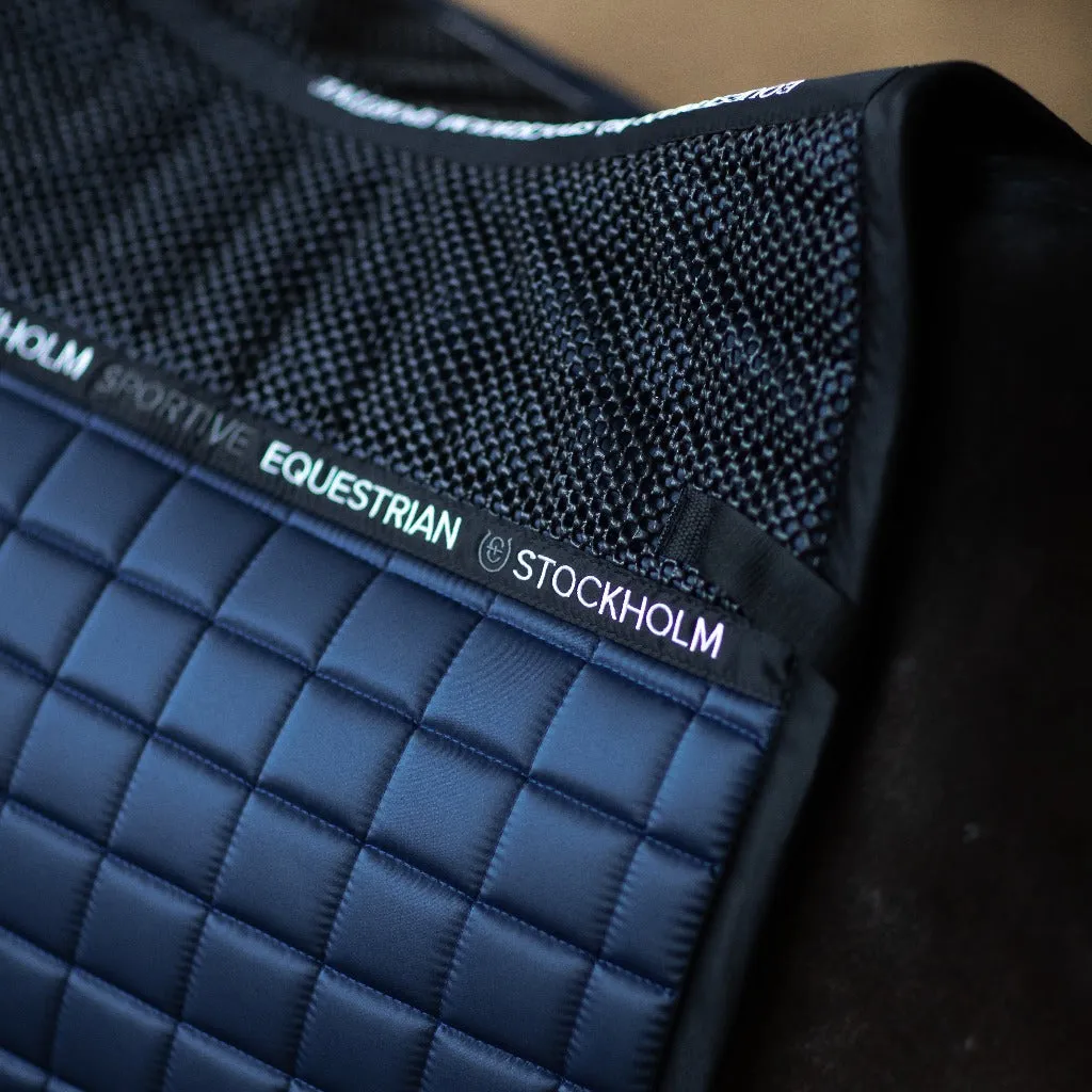 Equestrian Stockholm Dressage Saddle Pad Sportive Dark Venice FULL