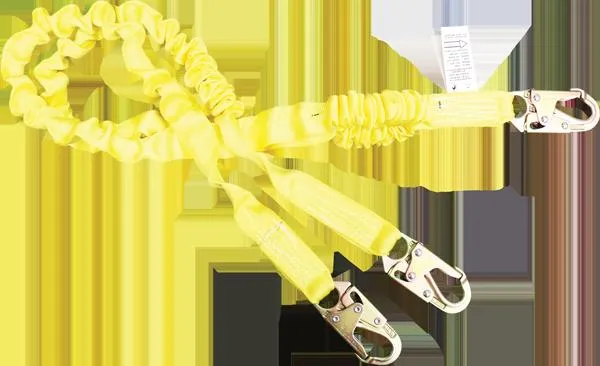 French Creek 6' Dual Leg Elastic Tubular Shock Absorbing Lanyard