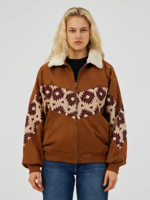 FURRY BROWN UNISEX VINTAGE JACKET S