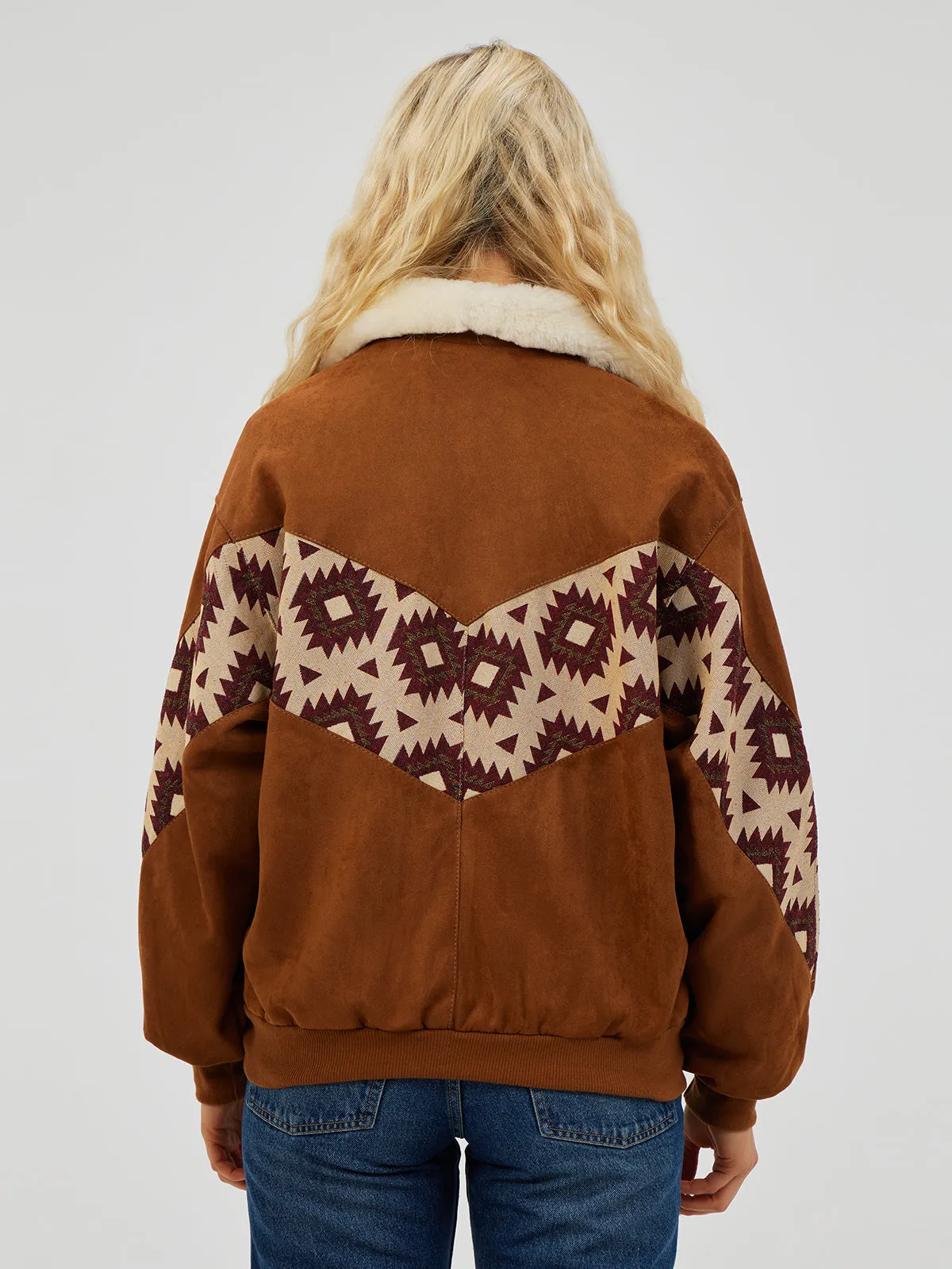 FURRY BROWN UNISEX VINTAGE JACKET S