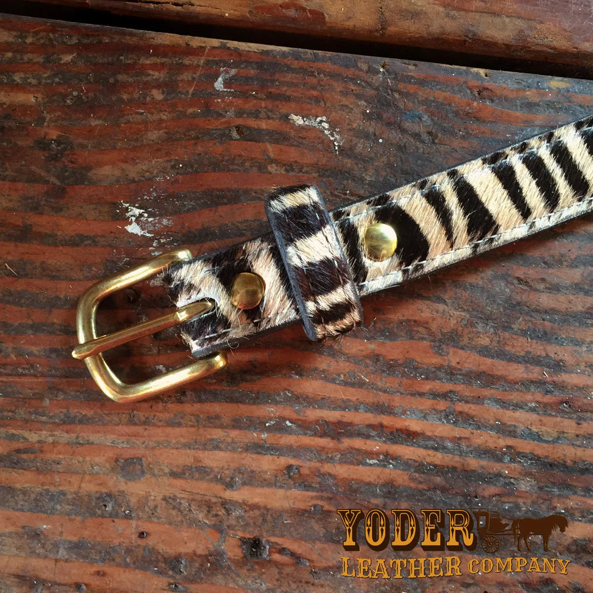 Furry Tiger Belt