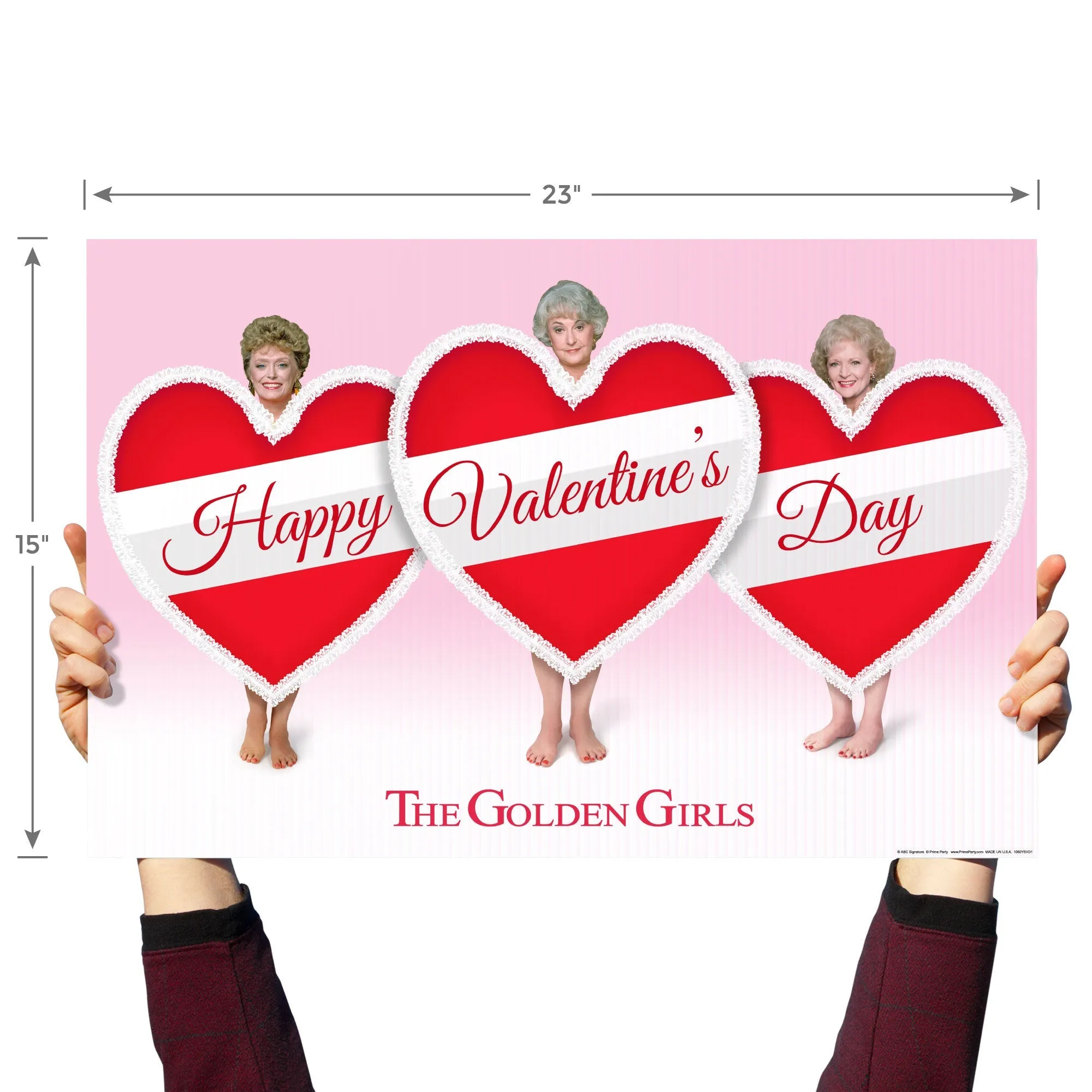 Golden Girls Valentine's Day Yard Sign