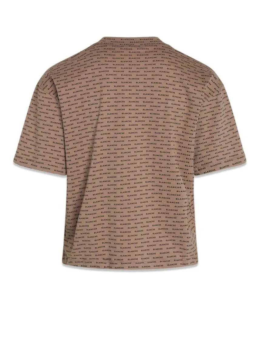 Home Print SS - Taupe Gray