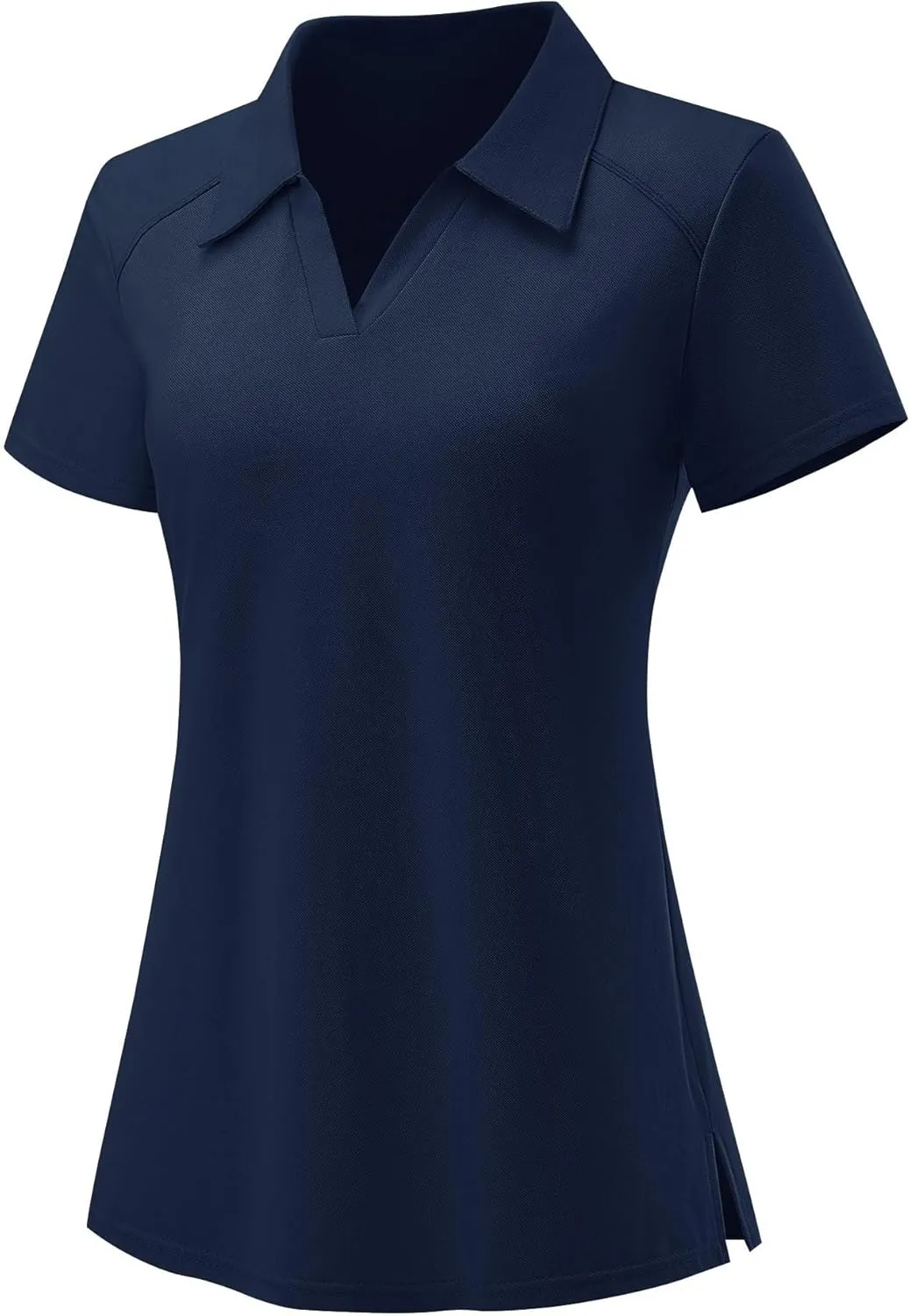 Ivicoer Womens Golf Shirt Polo Short Sleeve,Sleeveless,Long Sleeve Tennis Collared Top Athletic Clothes for Ladies