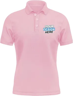 KAMKOO Custom Shirt Polo Men/Women Design Your Own T Shirt Personalized Text Logo Name Print Sports Golf Cotton Tee