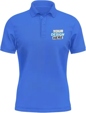 KAMKOO Custom Shirt Polo Men/Women Design Your Own T Shirt Personalized Text Logo Name Print Sports Golf Cotton Tee
