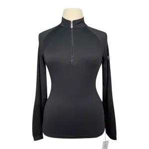 Kastel Denmark 1/4 Zip Shirt in Black - Women's XL