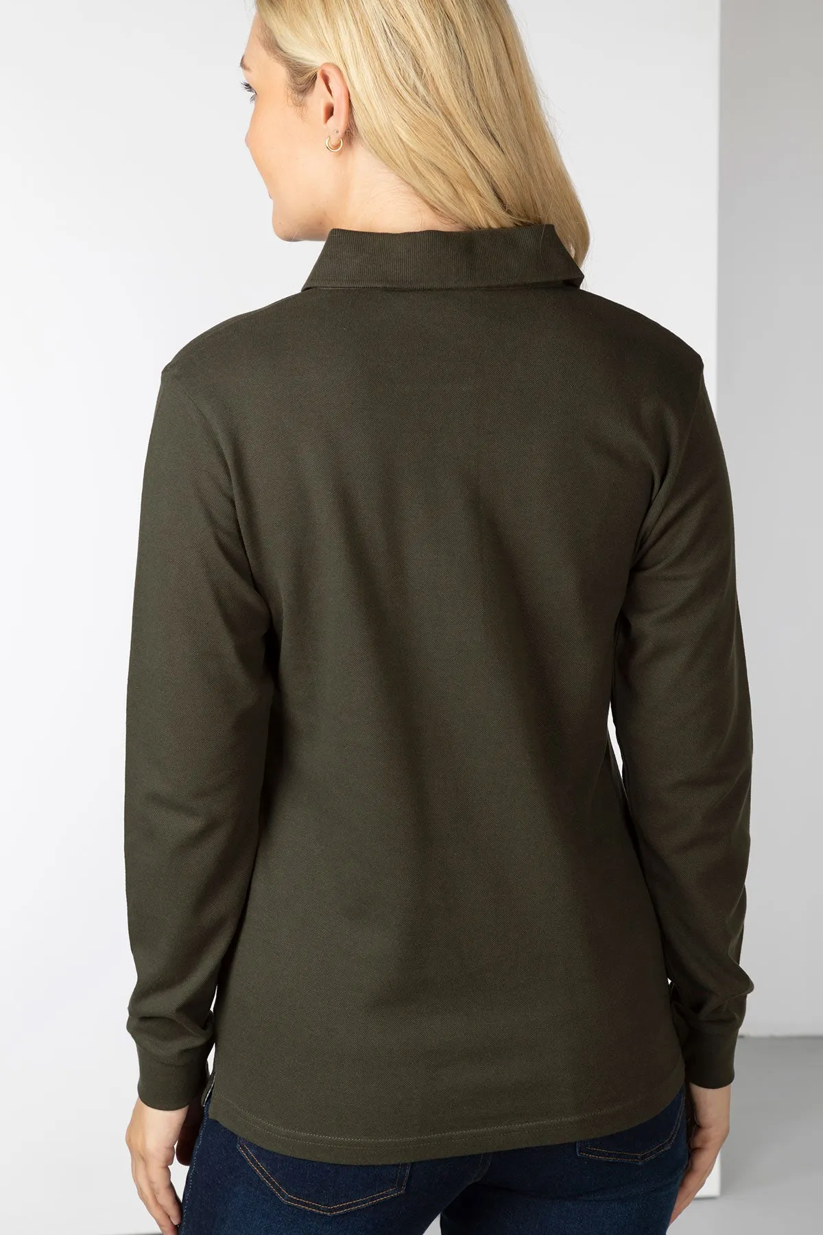 Ladies Charlie Long Sleeve Polo Shirt