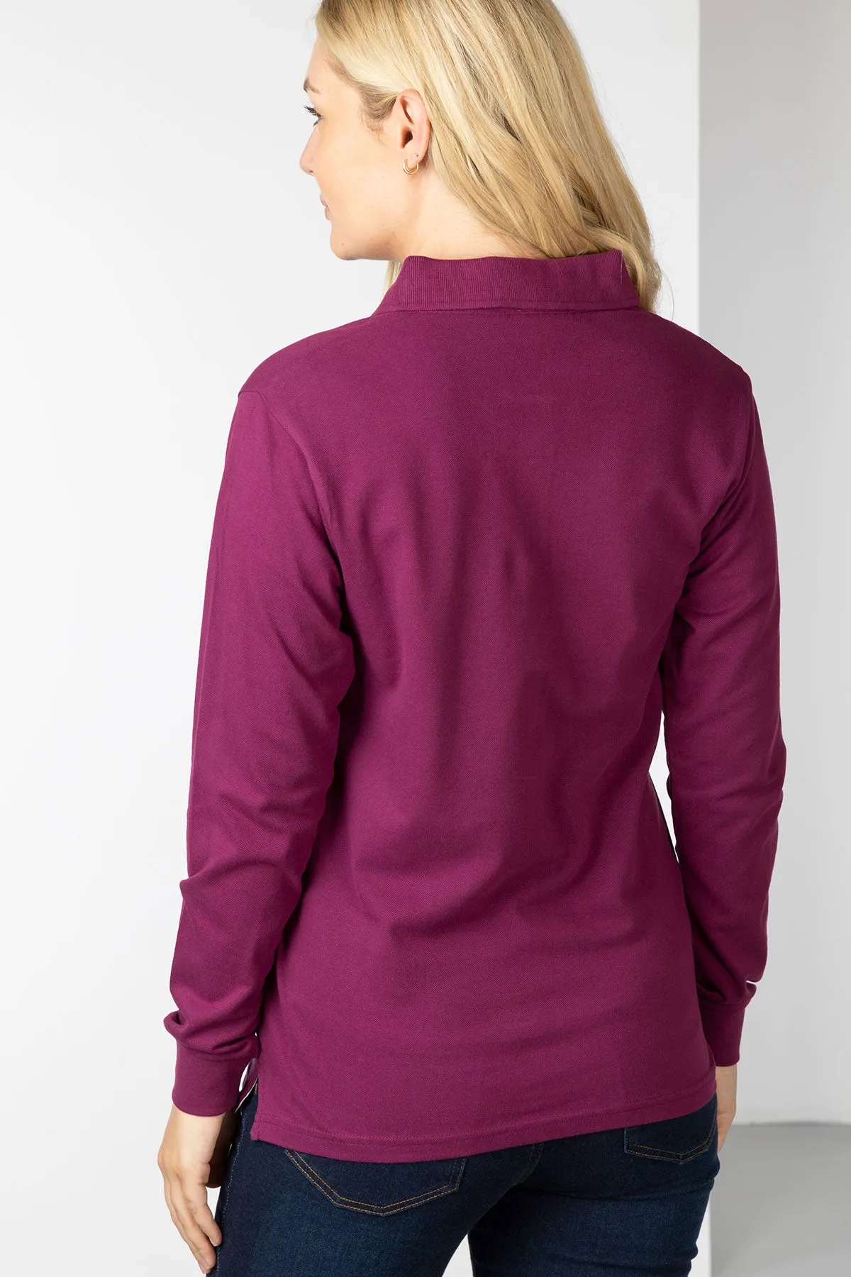 Ladies Charlie Long Sleeve Polo Shirt