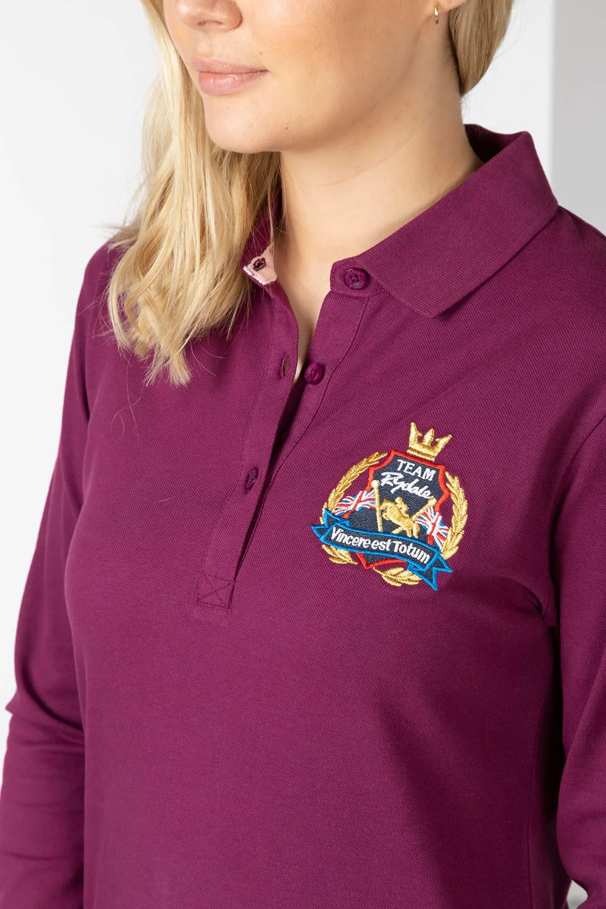 Ladies Charlie Long Sleeve Polo Shirt