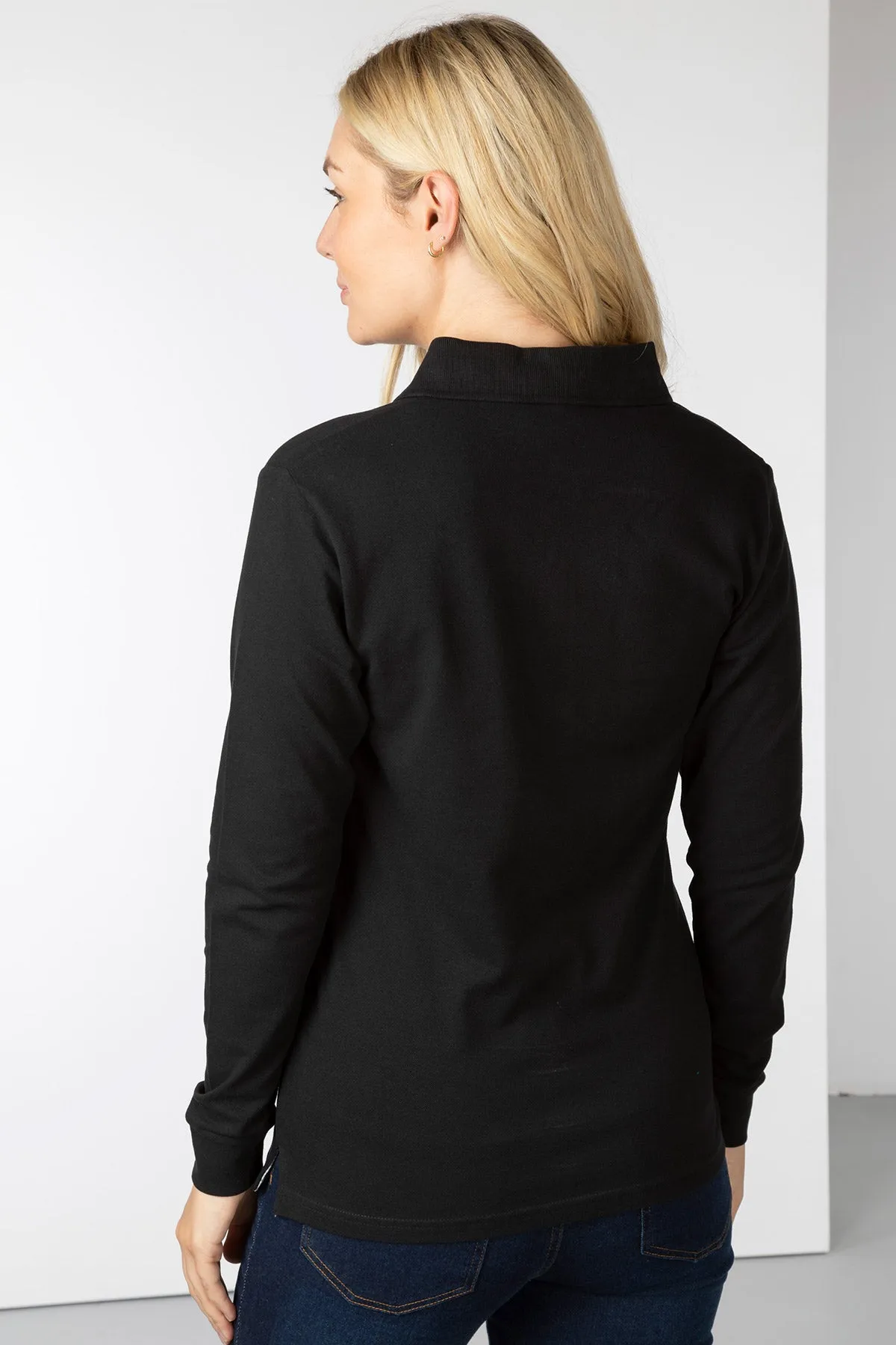 Ladies Charlie Long Sleeve Polo Shirt