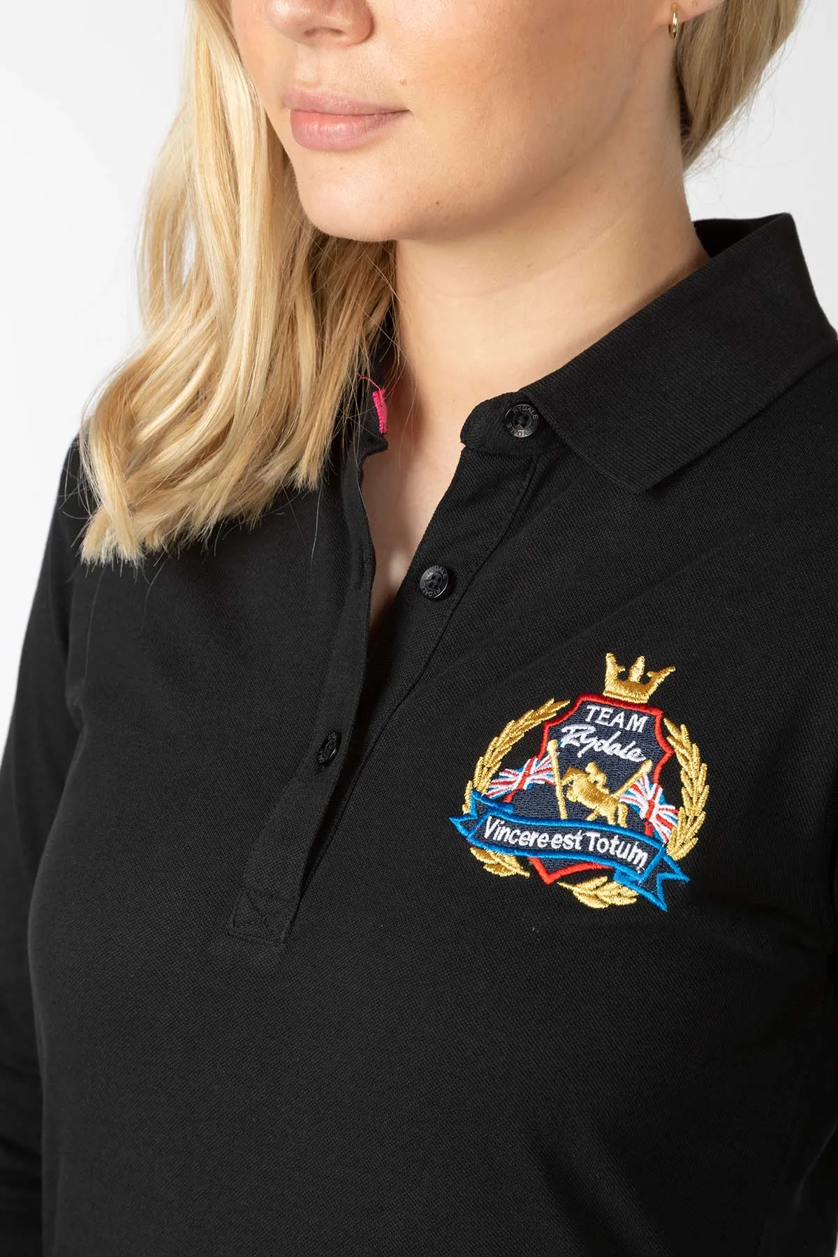Ladies Charlie Long Sleeve Polo Shirt