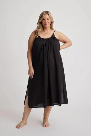 Leilani - Nightdress - Long - Black