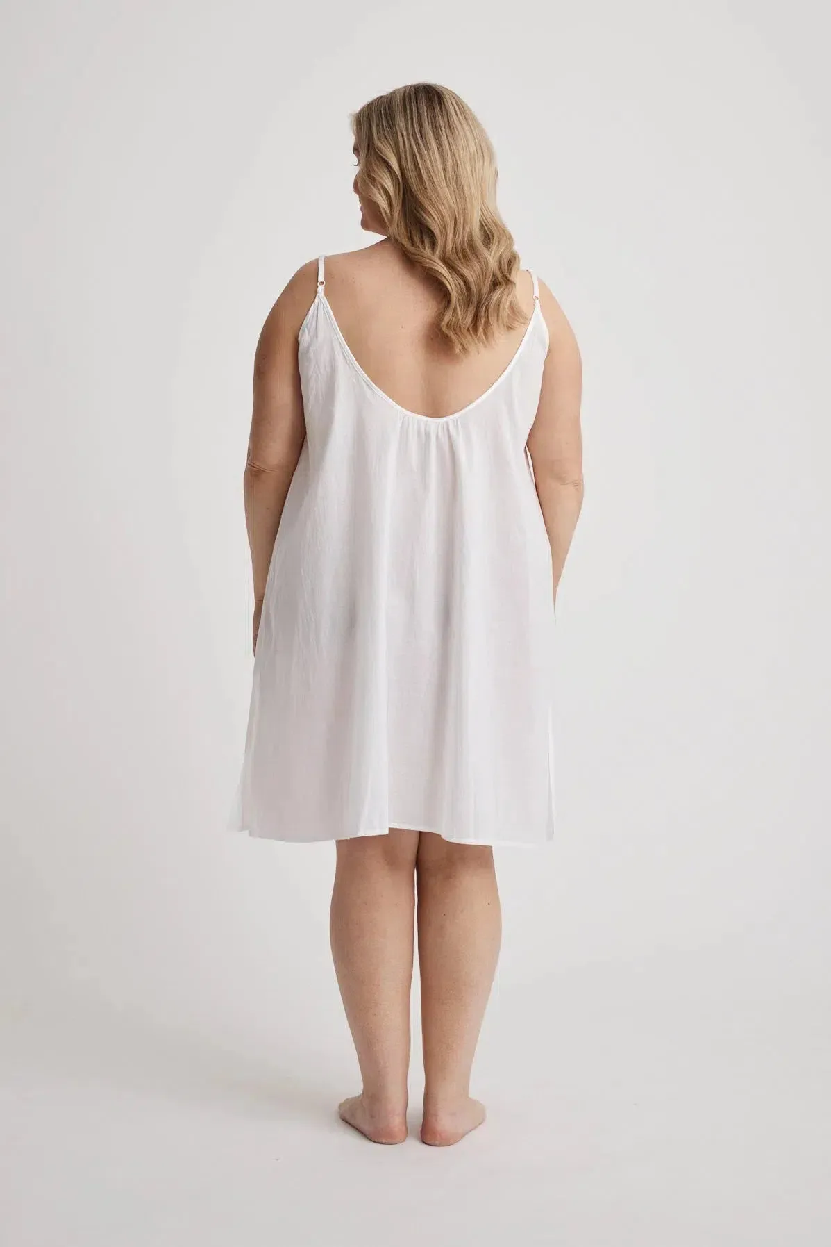 Leilani - Nightdress - Short - White
