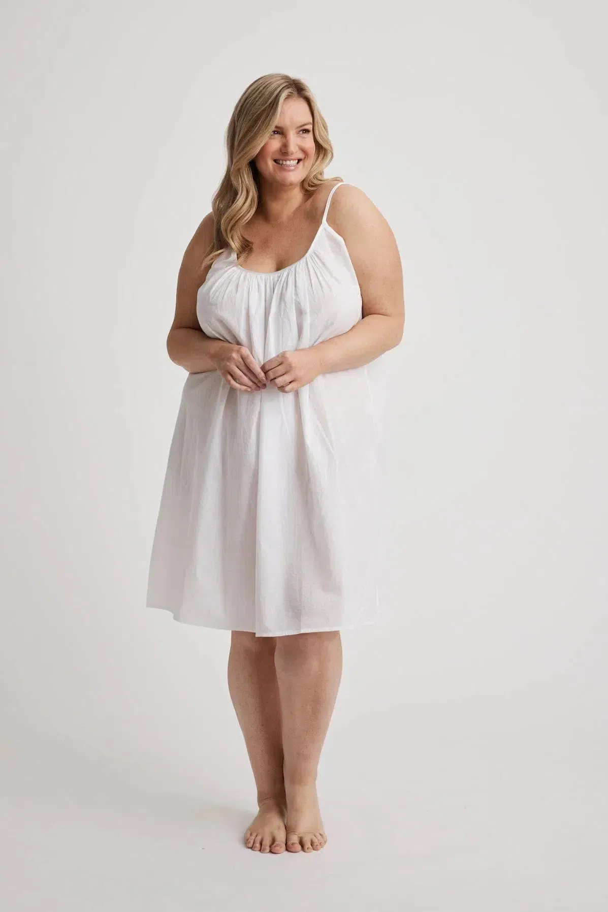 Leilani - Nightdress - Short - White