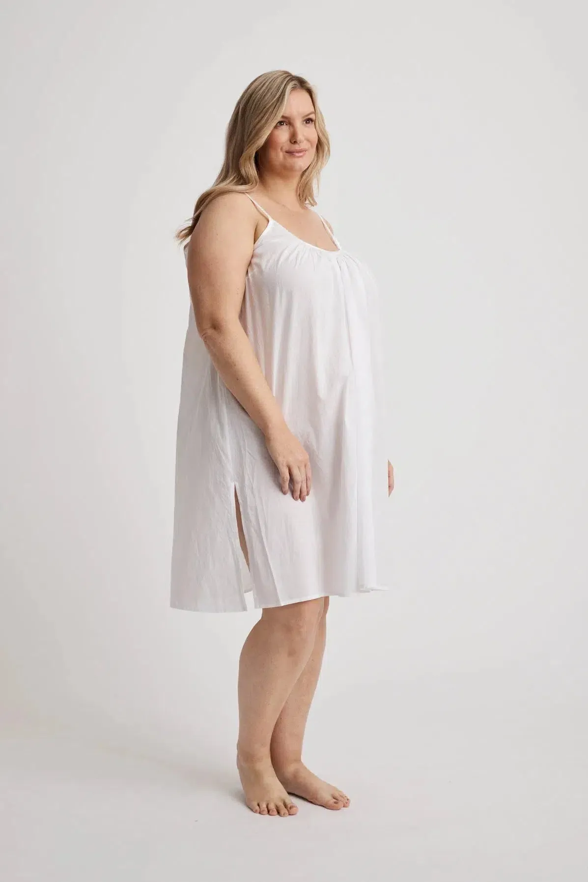 Leilani - Nightdress - Short - White