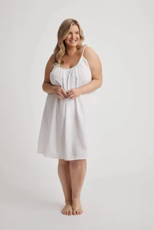 Leilani - Nightdress - Short - White