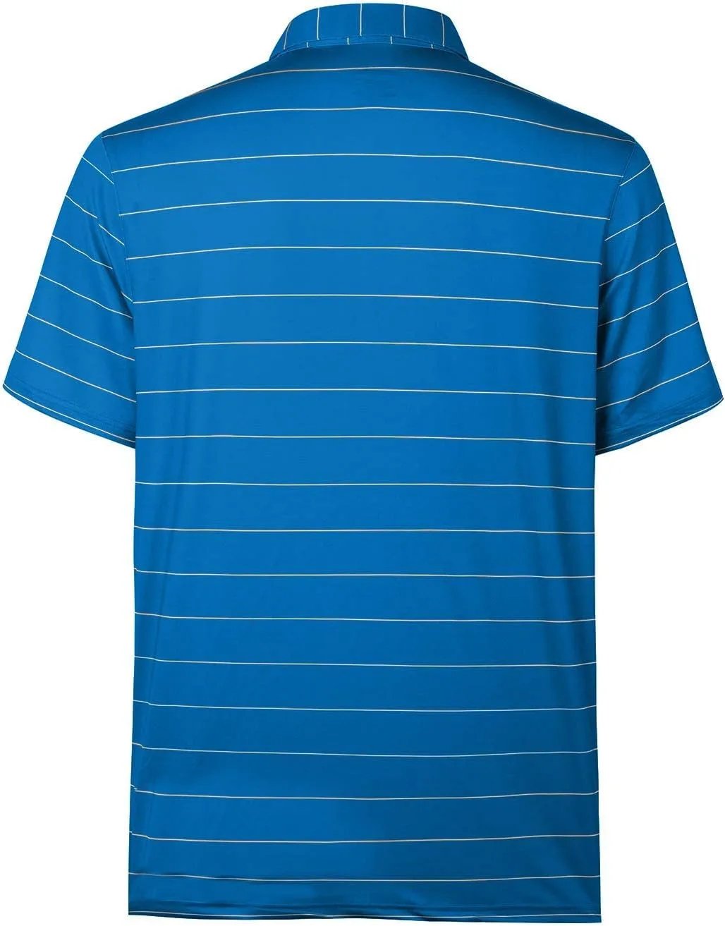 MOHEEN Golf Shirts for Men Lightweight Dry Fit Print Moisture Wicking Performance Short Sleeve Sports Polo Shirt