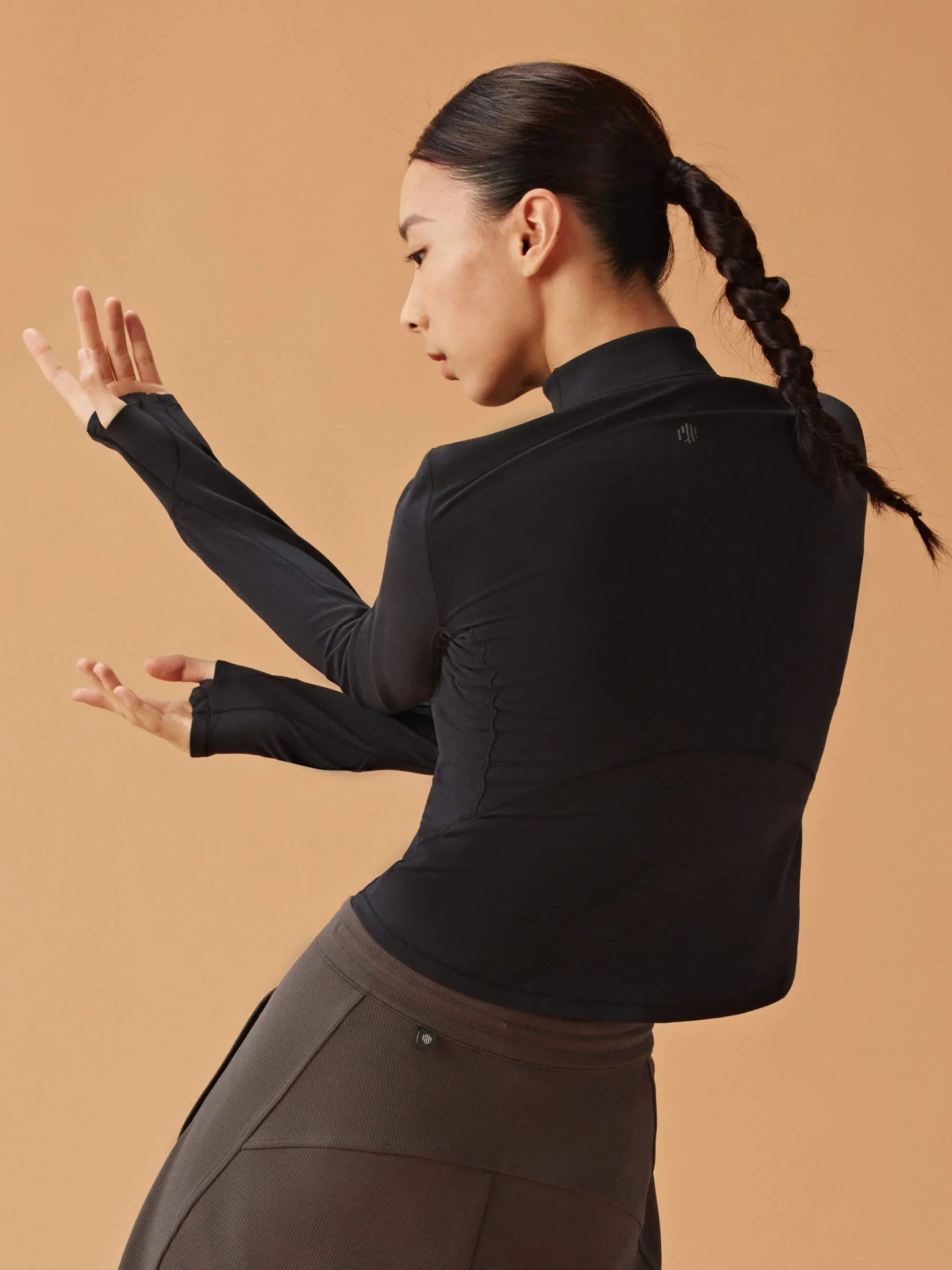 NEIWAI ACTIVE X NYCB Mousse Half Zip Long Sleeve Top