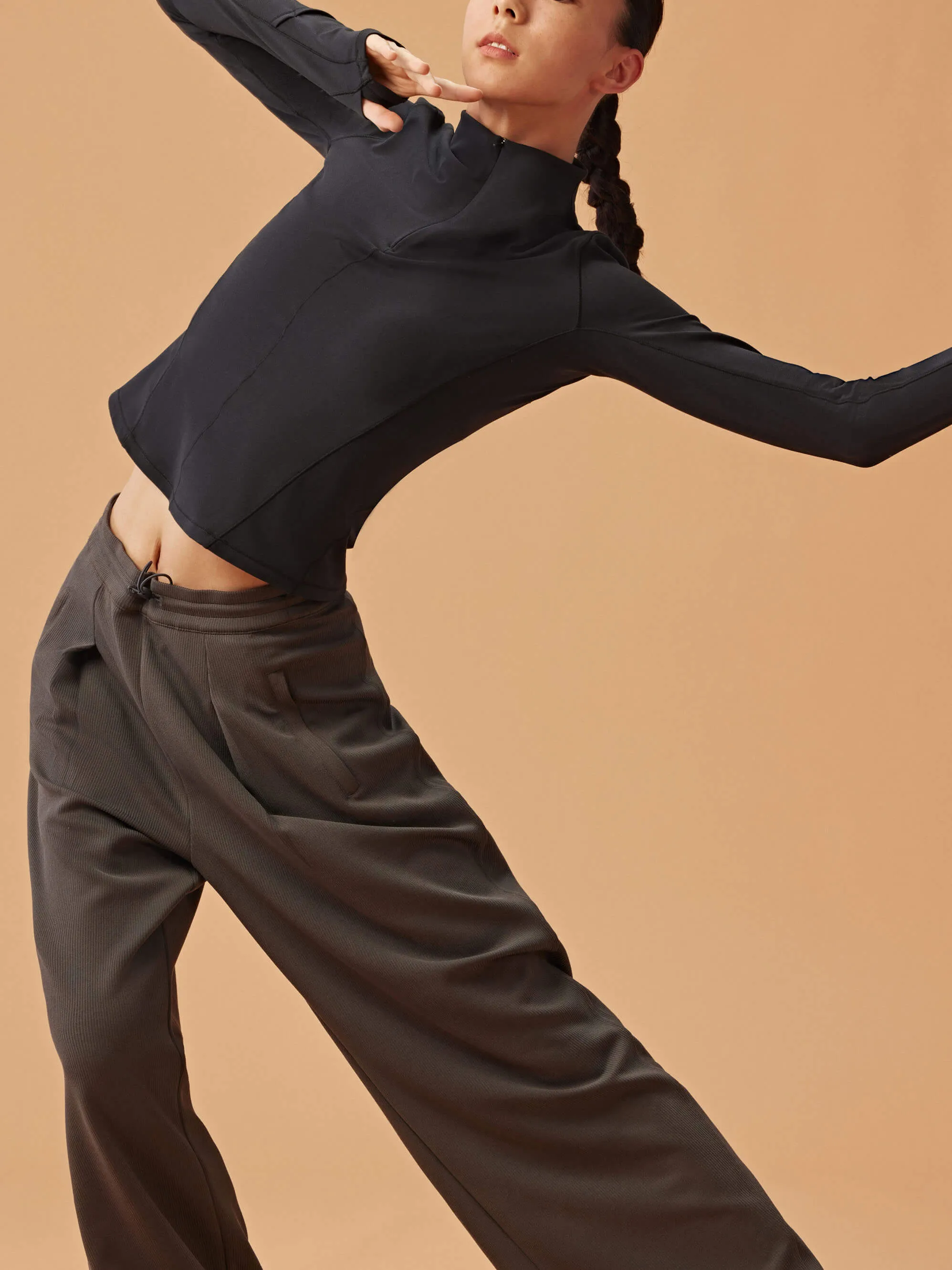 NEIWAI ACTIVE X NYCB Mousse Half Zip Long Sleeve Top