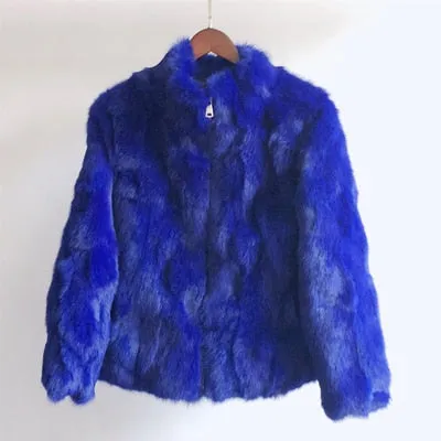 New Arrival Fashion Coats Faux Women Winter Jacket Fur Collar Sweater Coat Warm Cotton Women Clothes