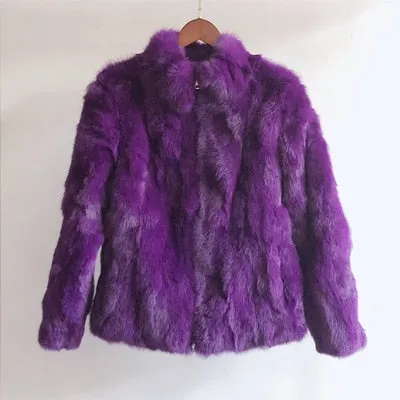 New Arrival Fashion Coats Faux Women Winter Jacket Fur Collar Sweater Coat Warm Cotton Women Clothes