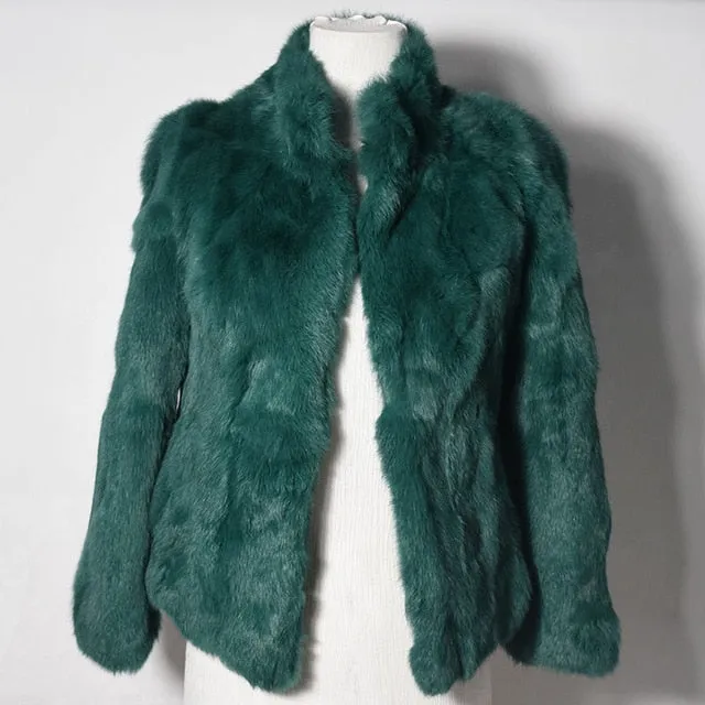 New Arrival Fashion Coats Faux Women Winter Jacket Fur Collar Sweater Coat Warm Cotton Women Clothes