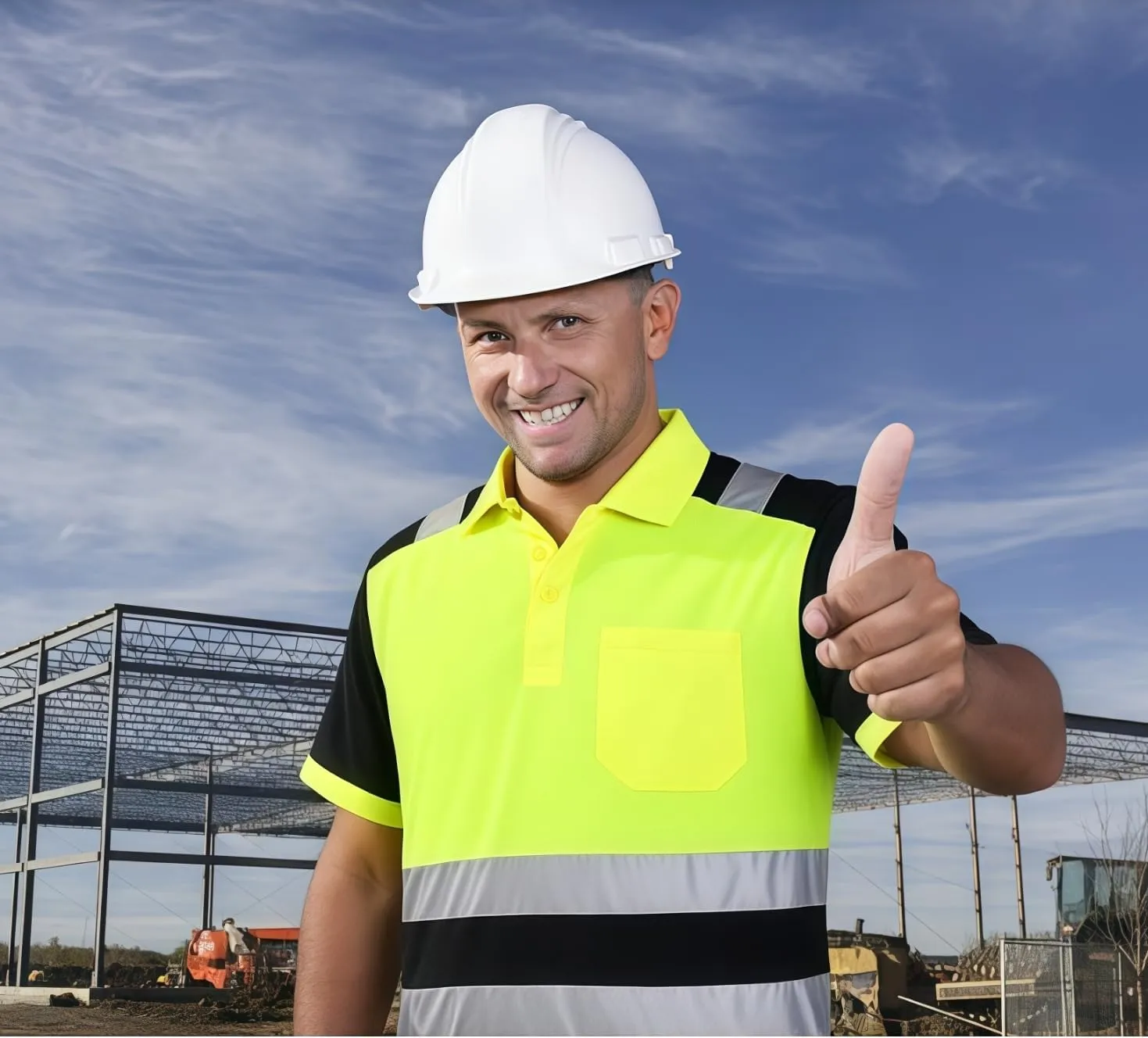 Safety Shirt for Men Hi Vis Reflective Shirt Workwear,Quick Drying Breathable Soft T Shirt