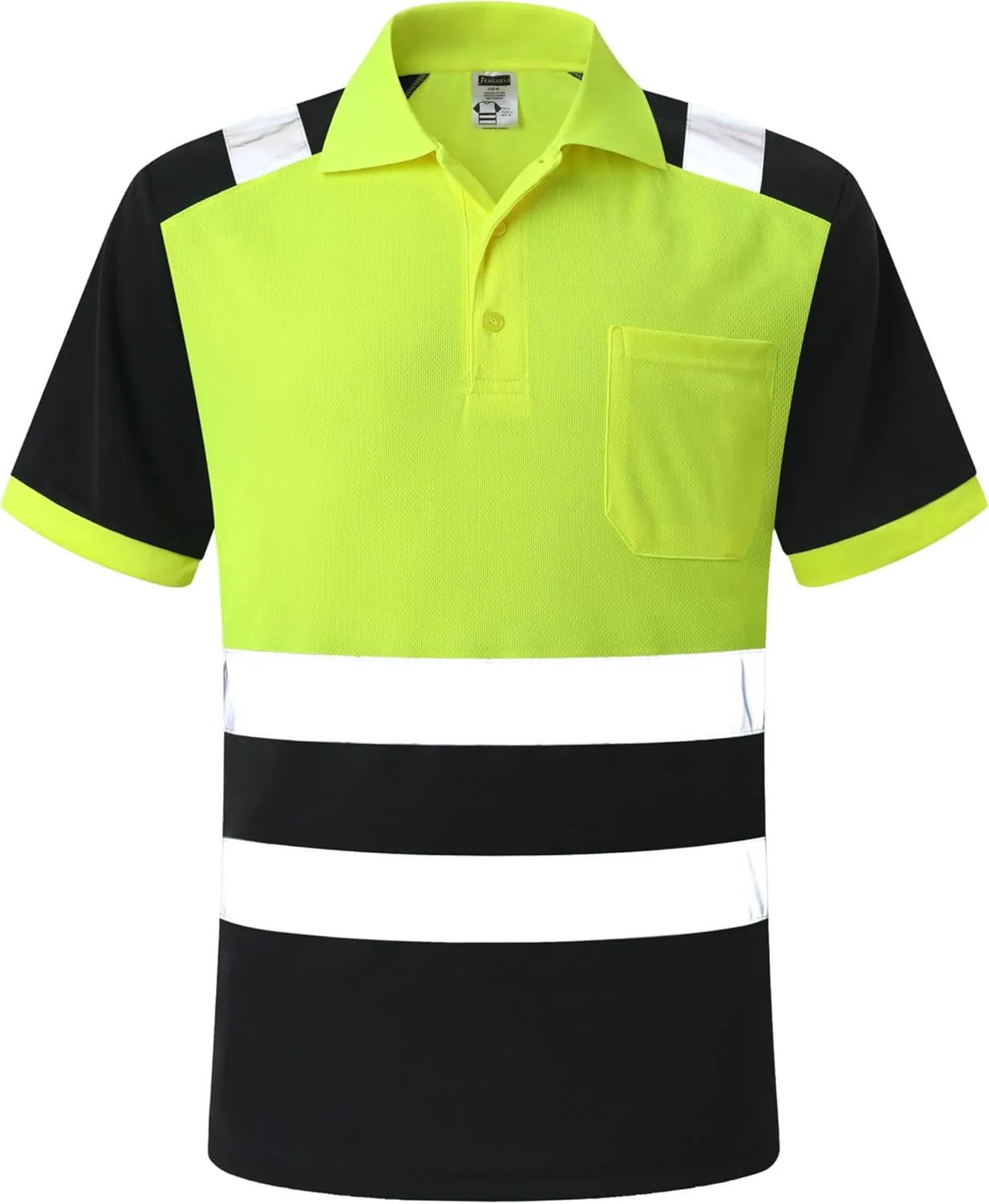 Safety Shirt for Men Hi Vis Reflective Shirt Workwear,Quick Drying Breathable Soft T Shirt