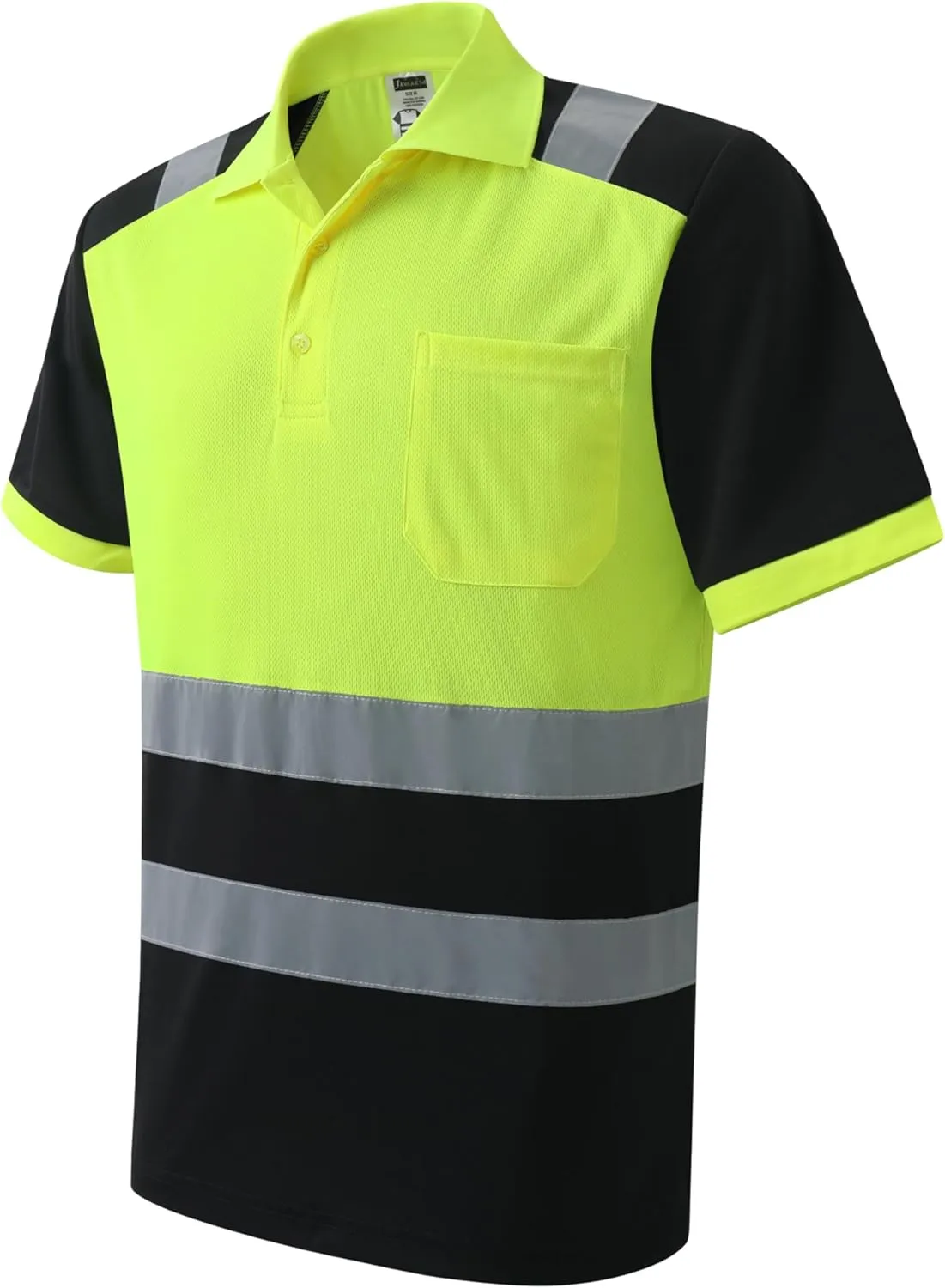 Safety Shirt for Men Hi Vis Reflective Shirt Workwear,Quick Drying Breathable Soft T Shirt