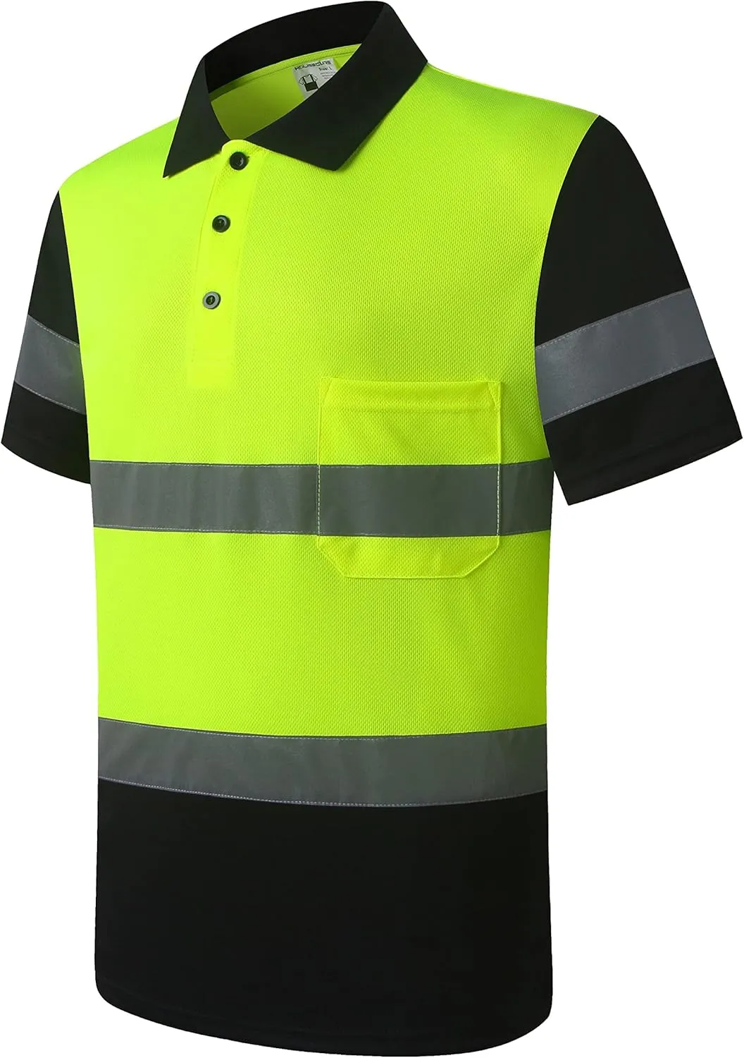 Safety Shirt for Men Hi Vis Reflective Shirt Workwear,Quick Drying Breathable Soft T Shirt