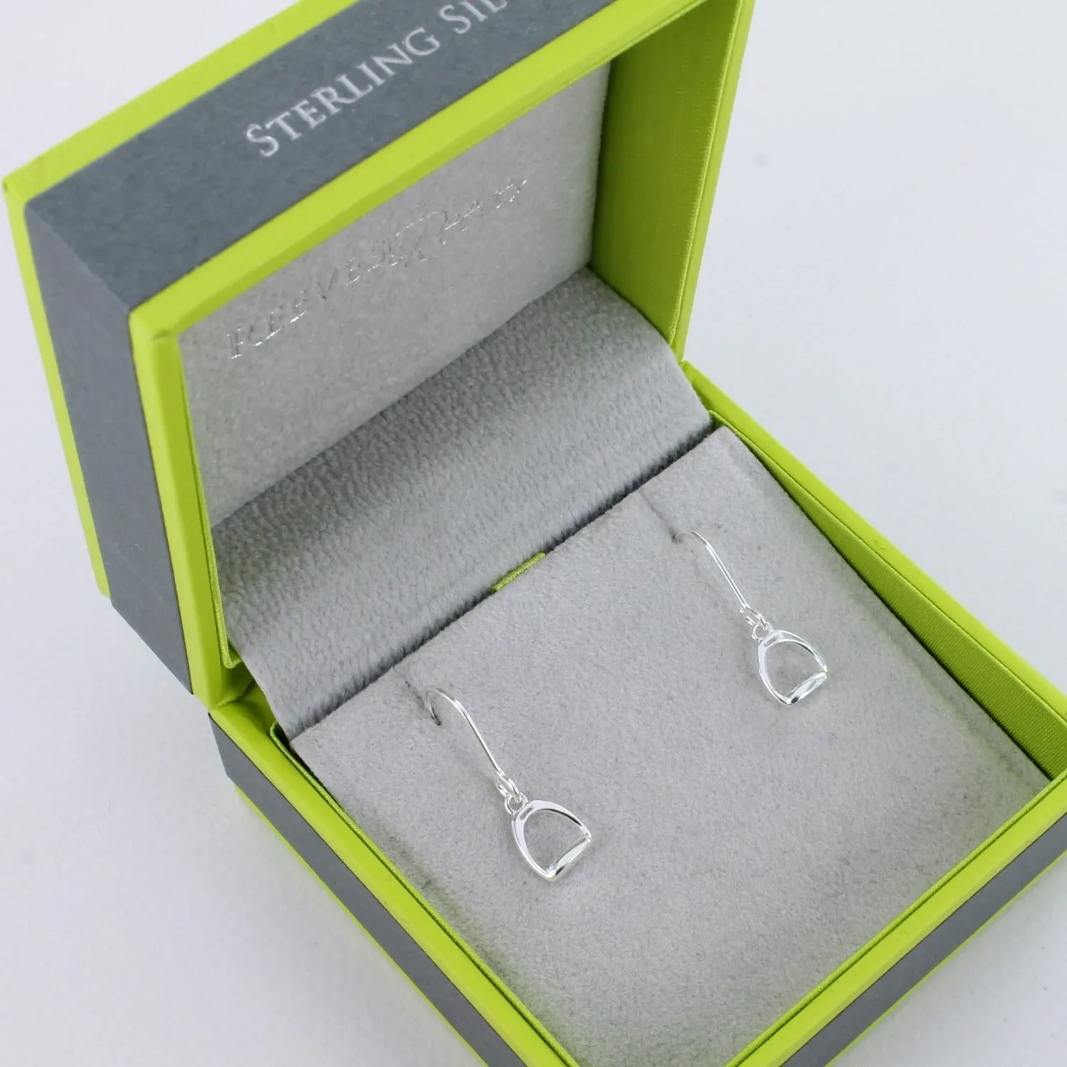 Sterling Silver Stirrup Drop Earring