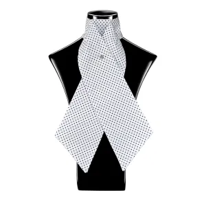 Style Stock Pre-Tied Mini Dots Stock Tie