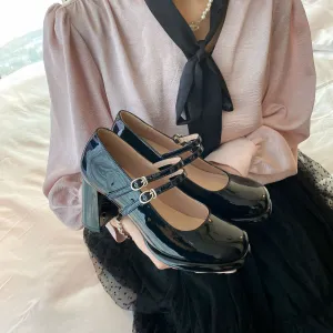 Such A Doll Patent Mary Jane Heels
