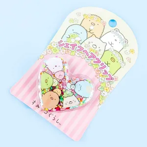 Sumikko Gurashi Heart Shape Clear Hair Clip